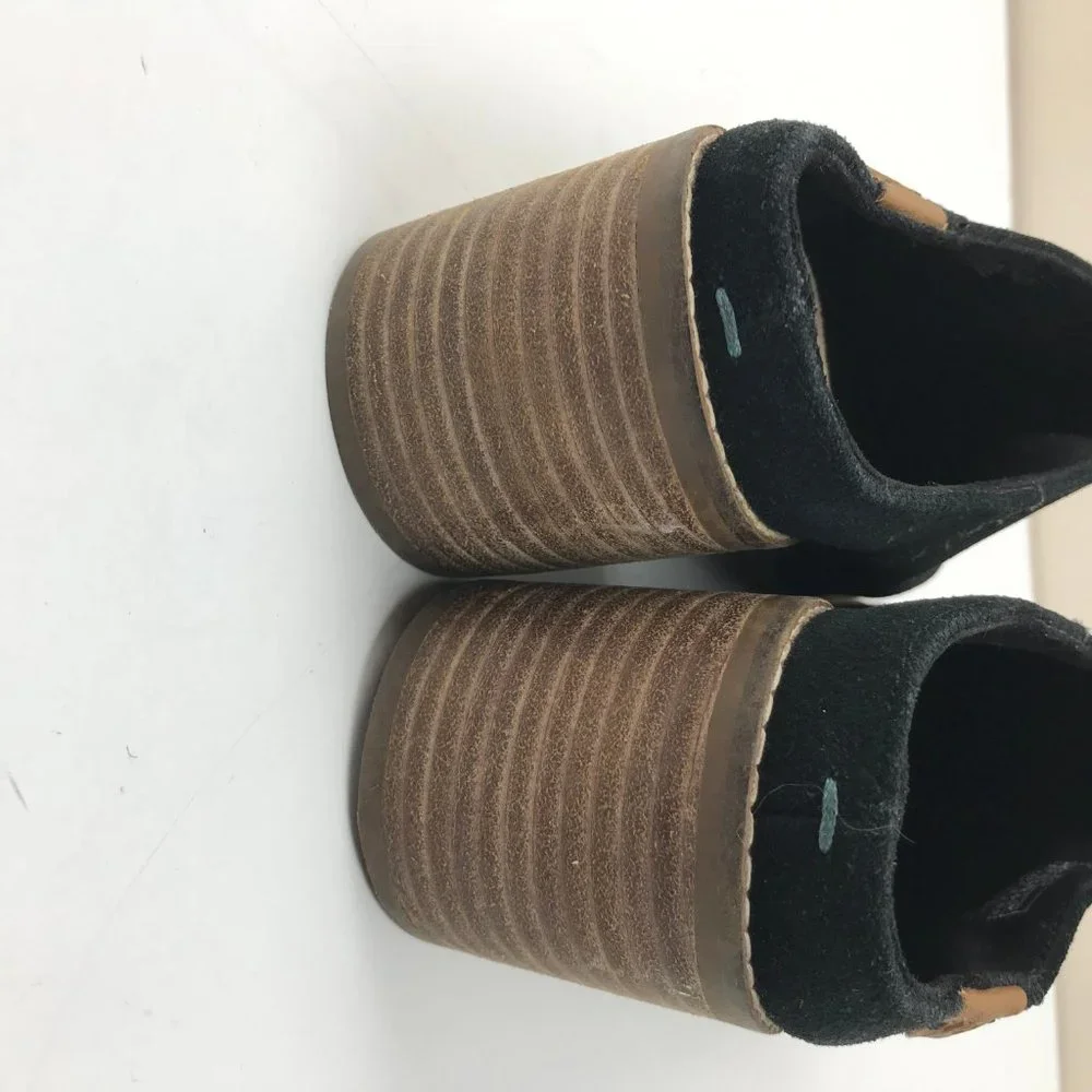 Tom's Black Suede Leila Mule Size 8.5 - Picture 4 of 7